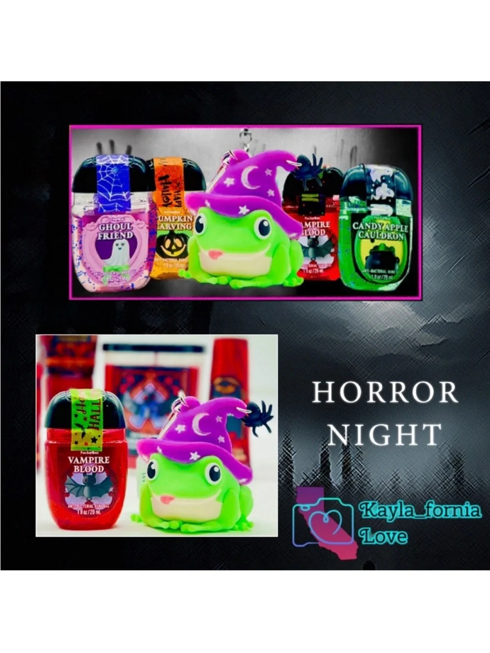 Bath & Body Works I Scream Float Wizard Frog PocketBac 7 Pc Set